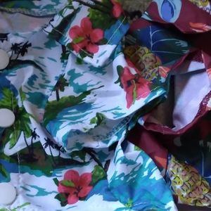 Small dog New Hawaiian print shirts